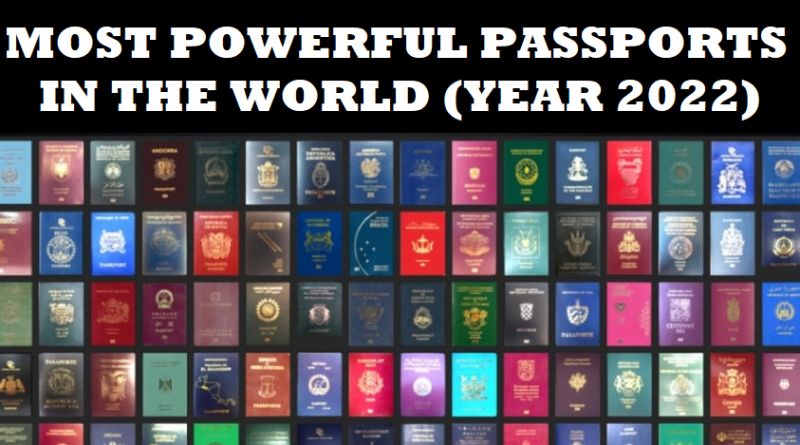 The 10 Most Powerful Passports in the World