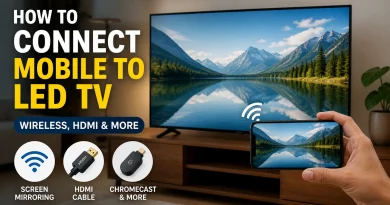 How to Connect Mobile to LED TV