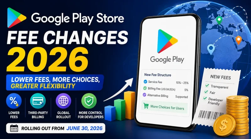 Google Play Store New Billing Rules and Lower Fees