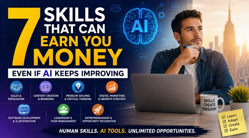 7 Skills That Can Earn You Money Even as AI Improves