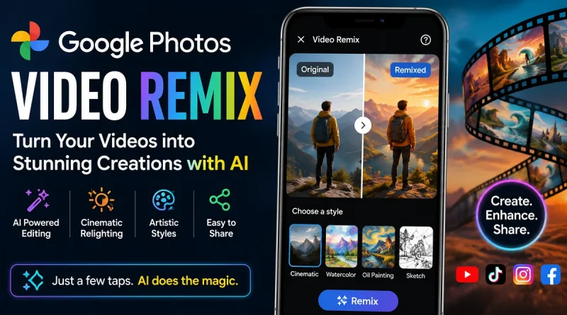 Google Photos Video Remix Tool
