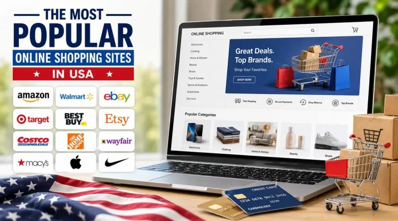Most Popular Online Shopping Sites in USA