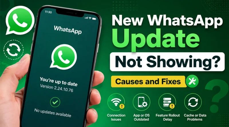 New WhatsApp Update Not Showing